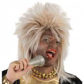Peluca de Rock Star Rubia