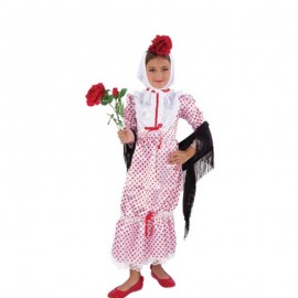 Disfraz de Chulapa con Lunares Rojos Infantil