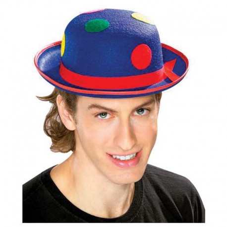 Sombrero Payaso Azul Adulto
