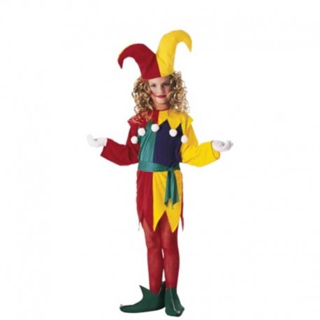 Disfraz de Payasita de Colores Infantil