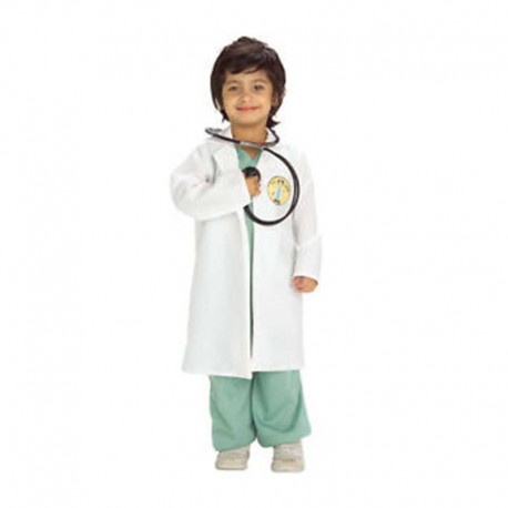 Disfraz de Doctor Verde con Blanco Infantil