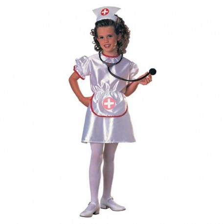 Disfraz de Enfermera Blanco Infantil