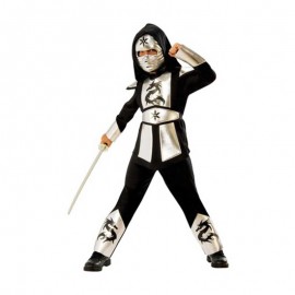 Disfraz de Dragón Ninja Silver Infantil Disfraz de Dragón Ninja Silver Infantil