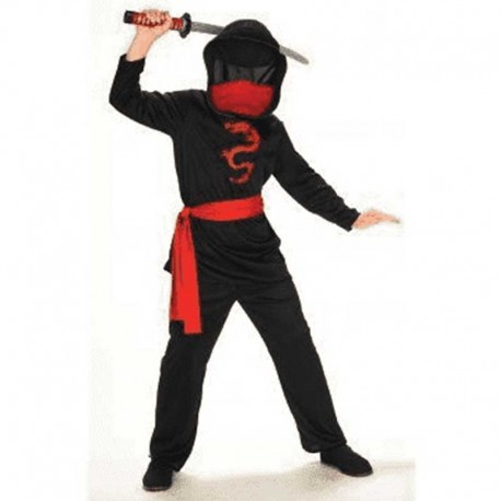 Disfraz de Ninja sin Rostro Negro Infantil