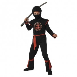 Disfraz de Ninja Dragón Negro Infantil Disfraz de Ninja Dragón Negro Infantil