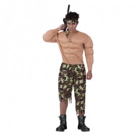 Disfraz de Rambo Acorralado para Adultos