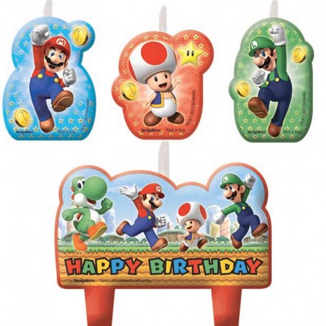 Velas Mario Bros