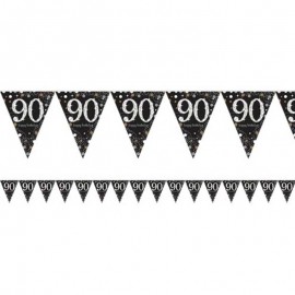 Banderín 90 Años Elegant Banderín 90 Años Elegant