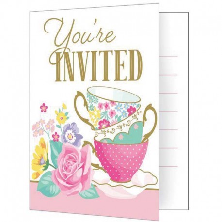 8 Invitación Fiesta del Té