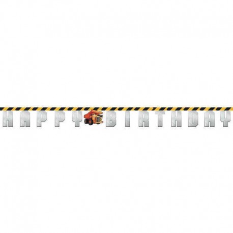 Guirnalda Construcción 18 cm x 3 m