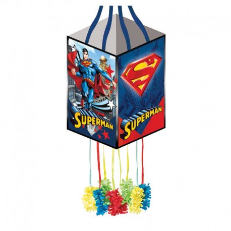 Piñata Superman Cuadrada