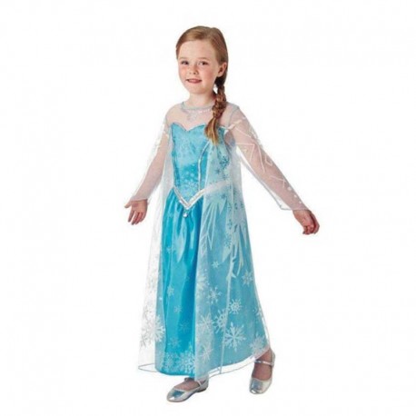 Disfraz de Elsa de Frozen con Capa Larga Infantil
