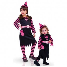 Disfraz Witchy Patch Rosa para Niños Disfraz Witchy Patch Rosa para Niños