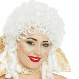 Peluca de María Antonieta Blanca Peluca de María Antonieta Blanca