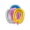 Globo Numero 0 Foil 35 cm