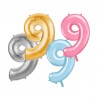 Globo Numero 9 Foil 86 cm