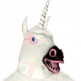 Máscara Unicornio Blanco
