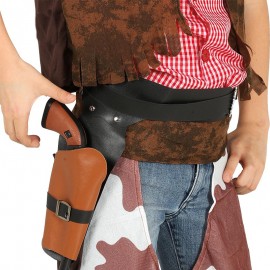 Cartuchera Negra con Pistola Infantil Cartuchera Negra con Pistola Infantil