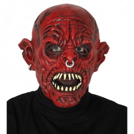 Máscara Monstruo Rojo de Látex