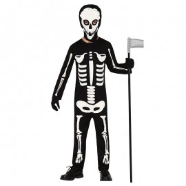 Disfraz de Skeleton Infantil con Careta