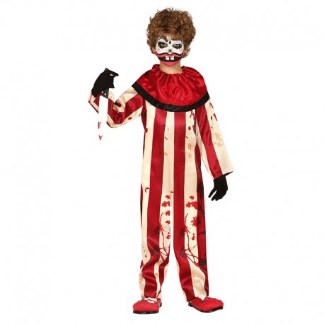 Disfraz Payaso De Rayas Infantil