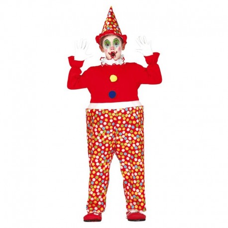 Disfraz Payaso Rojo Infantil