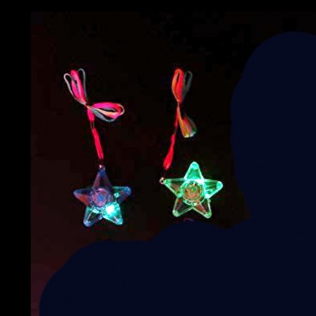 Collar Luminoso Led con Estrella