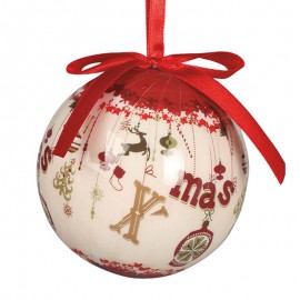 Blíster 6 Bolas Deco X-Mas 6 cm