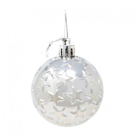 6 Bolas Estrellas 5 Cms