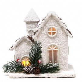 Casita Madera Led 18 Cms