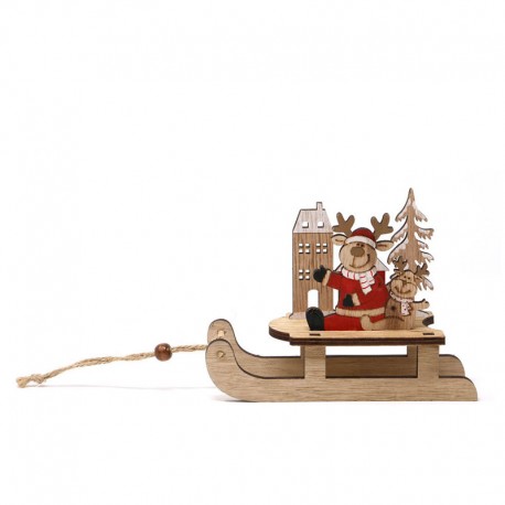Trineo Madera 14 Cms