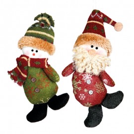 Noel Y Hombre Nieve 20 Cms