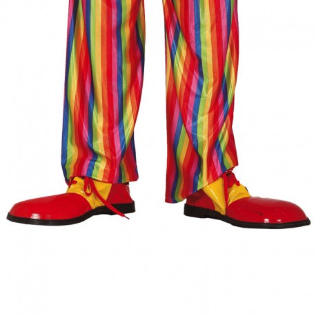 Zapatos Payaso Rojos Amarillos