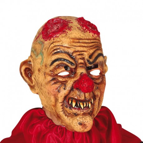Máscara Payaso Sin Cuernos Látex