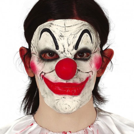 Media Máscara Payaso Látex