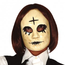 Máscara Mujer Con Cruz