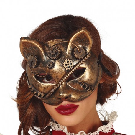 Máscara Gato Steampunk