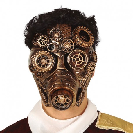 Máscara Oro Steampunk