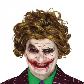Melena Payaso Sonriente En Caja
