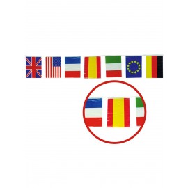 Bolsa 50 M Bandera Internacional 20 X 30 Cms