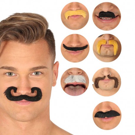 Blíster 6 Bigotes Surtidos