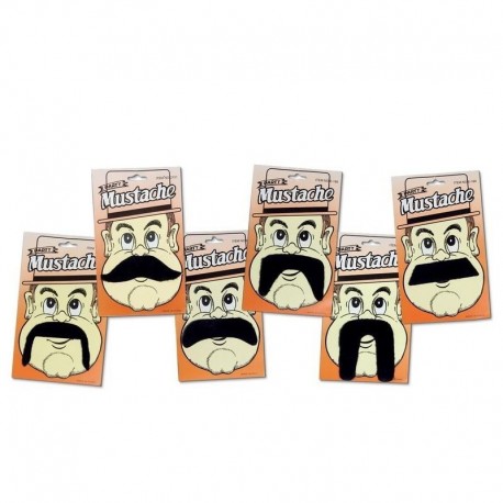 Bigotes Negros Surtidos