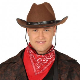 Sombrero Vaquero Fieltro Marrón