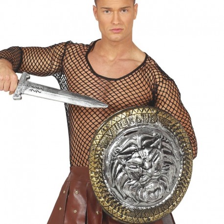 Escudo 44 Cms Con Espada 48 Cms
