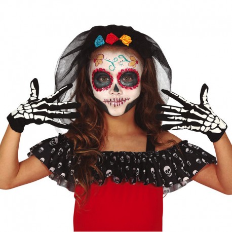 Guantes Esqueletos Infantil