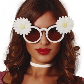 Gafas Blancas Con Margaritas Gafas Blancas Con Margaritas