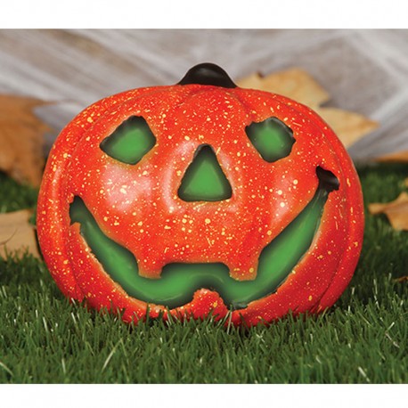 Calabaza Sonriente 17 Cms Con Luz
