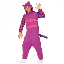 Disfraz Pijama Gato Lila Adulto Disfraz Pijama Gato Lila Adulto
