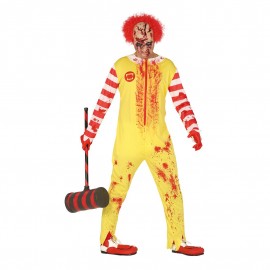 Disfraz Burger Clown Zombie Adulto