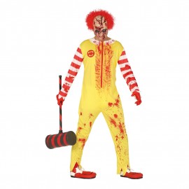 Disfraz Burger Clown Zombie Adulto Disfraz Burger Clown Zombie Adulto
